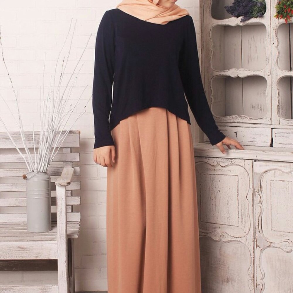 Kamaal Bat Sleeve Top, Beige View 5